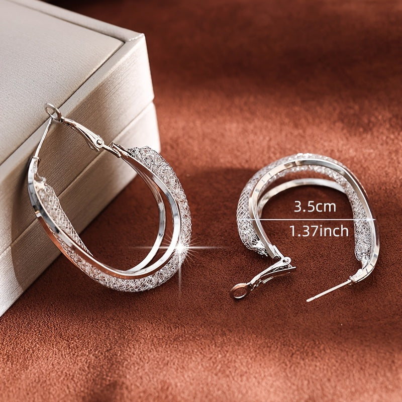 đ„LAST DAY SALE-80% OFF)Histone Lymphatic fashion Oval Earrings