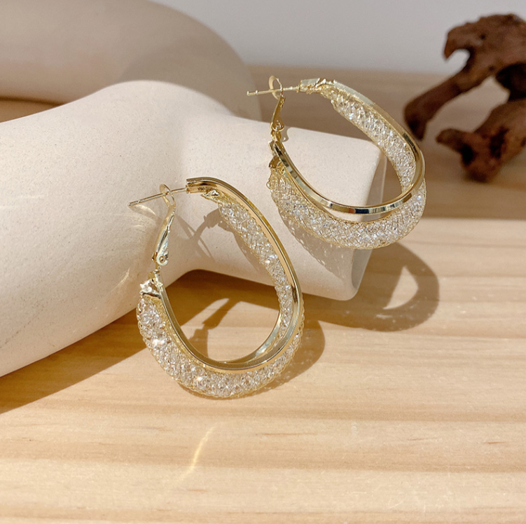 đ„LAST DAY SALE-80% OFF)Histone Lymphatic fashion Oval Earrings