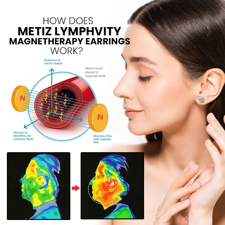 DiamondCut LymphDetox Magnetherapy Earrings(Limited Time Discount š„ Last Day)
