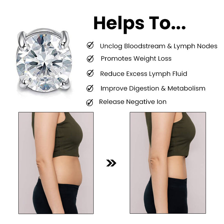 DiamondCut LymphDetox Magnetherapy Earrings(Limited Time Discount š„ Last Day)