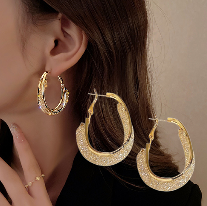 🔥LAST DAY SALE-80% OFF)Histone Lymphatic fashion Oval Earrings