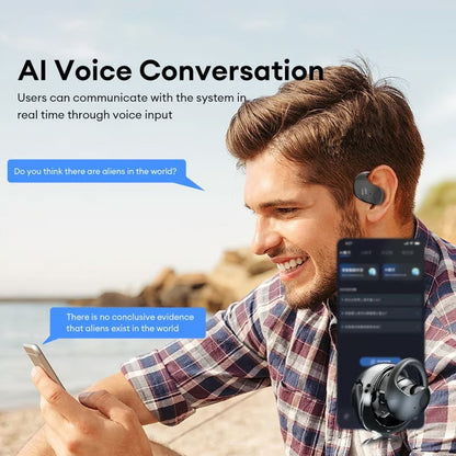 🏆#1 Best Seller ⏰LAST DAY 💎AI Translation Wireless Open Wearable Stereo Bluetooth5.4 Earphones (Fit iOS & Android)