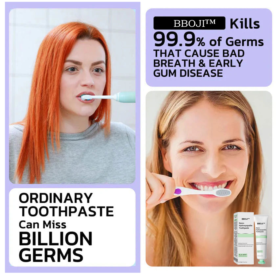 BBOJI™ Fluoride-Free Nano-Hydroxyapatite Toothpaste🦷(✨ADA recommended)(⏳ FINAL DAY! Buy 1 Get 1 FREE! ⏳)