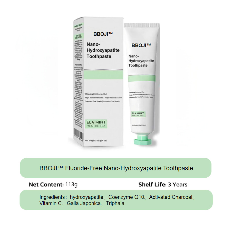 BBOJI™ Fluoride-Free Nano-Hydroxyapatite Toothpaste🦷(✨ADA recommended)(⏳ FINAL DAY! Buy 1 Get 1 FREE! ⏳)